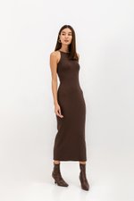 MINDI CUT IN KNIT DRESS