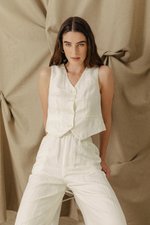 KENZIE LINEN VEST