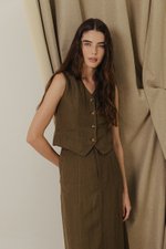 KENZIE LINEN VEST