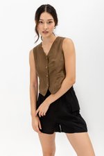 KENZIE LINEN VEST