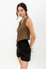 KENZIE LINEN VEST