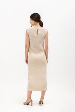 CARMINIA BACK KEYHOLE KNIT TOP CARMINIA BACK KEYHOLE KNIT TOP