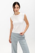 CARMINIA BACK KEYHOLE KNIT TOP CARMINIA BACK KEYHOLE KNIT TOP