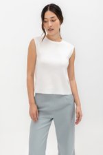 CARMINIA BACK KEYHOLE KNIT TOP CARMINIA BACK KEYHOLE KNIT TOP