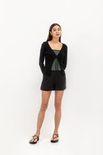 VIKI RIBBON TIE CARDIGAN VIKI RIBBON TIE CARDIGAN
