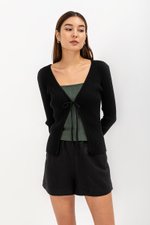 VIKI RIBBON TIE CARDIGAN VIKI RIBBON TIE CARDIGAN