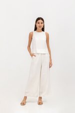 HENRY LINEN ELASTIC PANTS