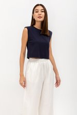 HENRY LINEN ELASTIC PANTS