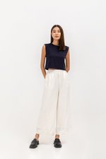 HENRY LINEN ELASTIC PANTS