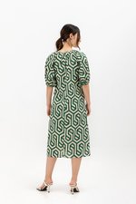 BETSY GEOMETRIC PRINT DRESS BETSY GEOMETRIC PRINT DRESS