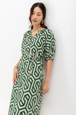 BETSY GEOMETRIC PRINT DRESS BETSY GEOMETRIC PRINT DRESS