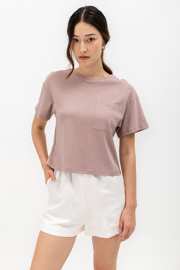 LIVIA PATCH POCKET T-SHIRT
