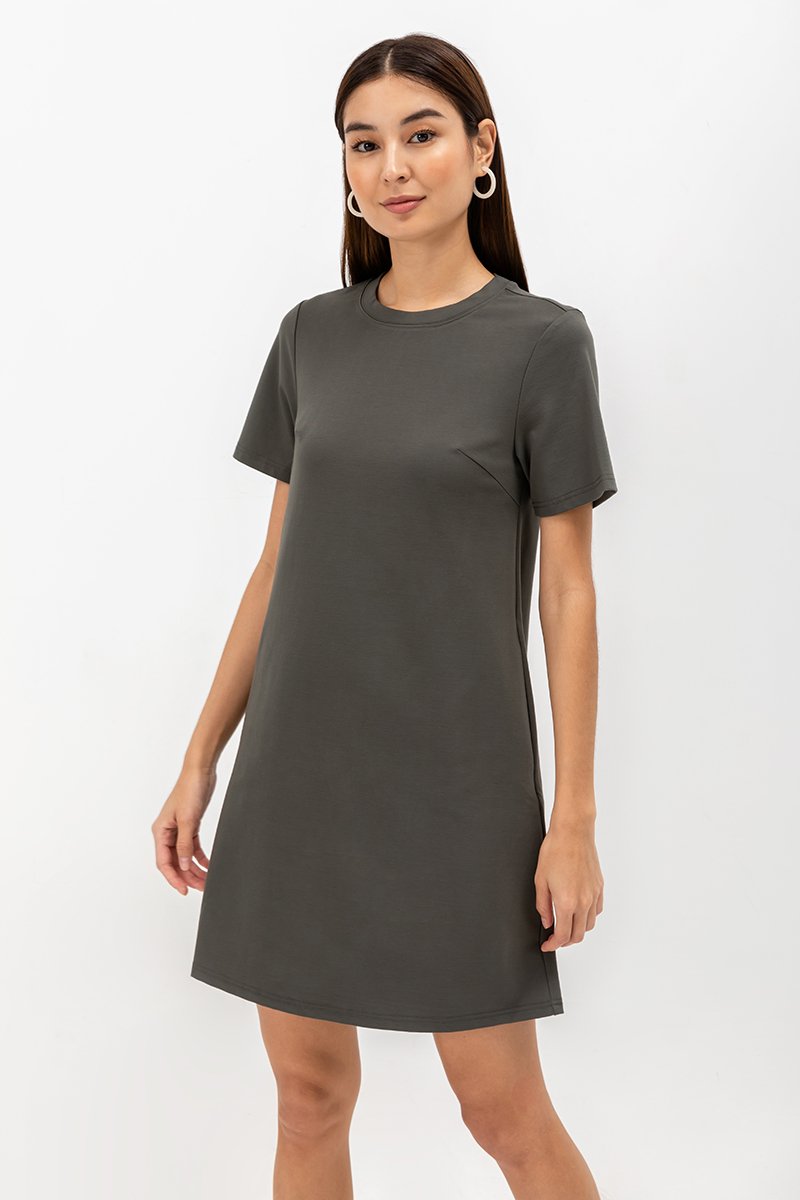 ALEENA T SHIRT MINI DRESS