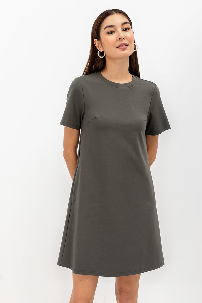 ALEENA T SHIRT MINI DRESS