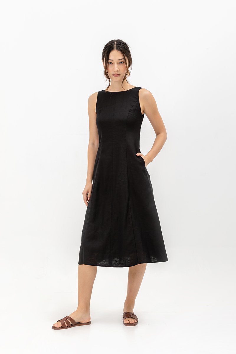 ALDINA SCOOP BACK DRESS