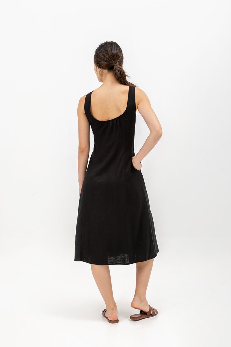 ALDINA SCOOP BACK DRESS