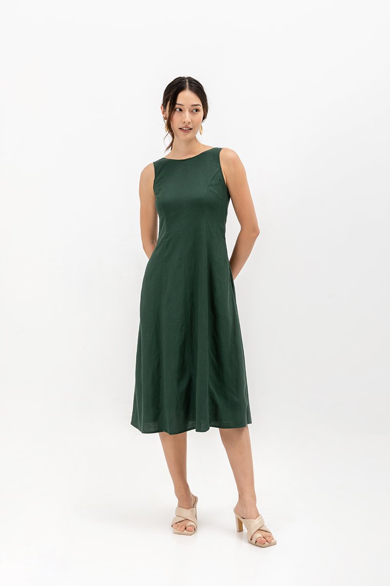 ALDINA SCOOP BACK DRESS