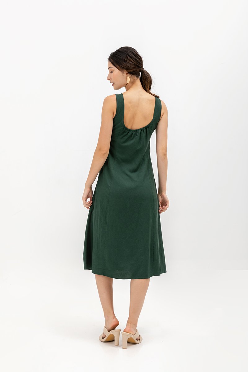 ALDINA SCOOP BACK DRESS