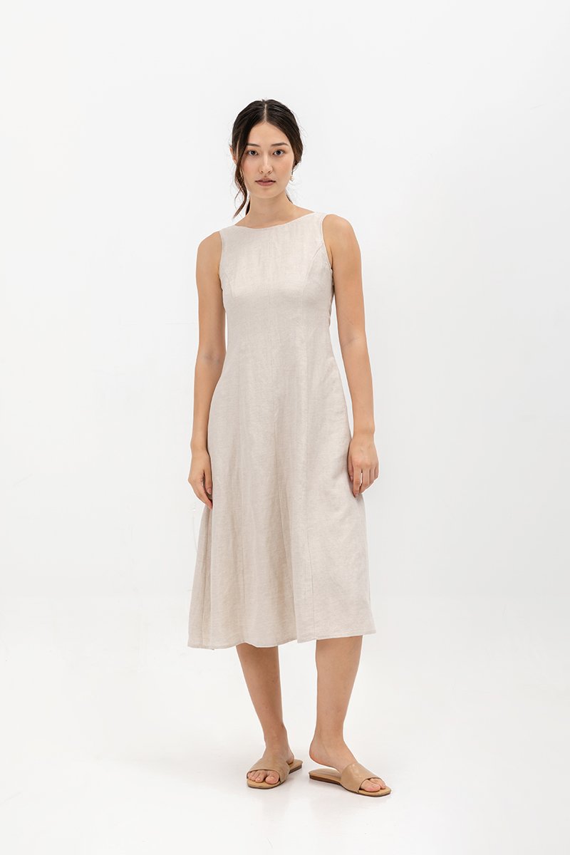 ALDINA SCOOP BACK DRESS