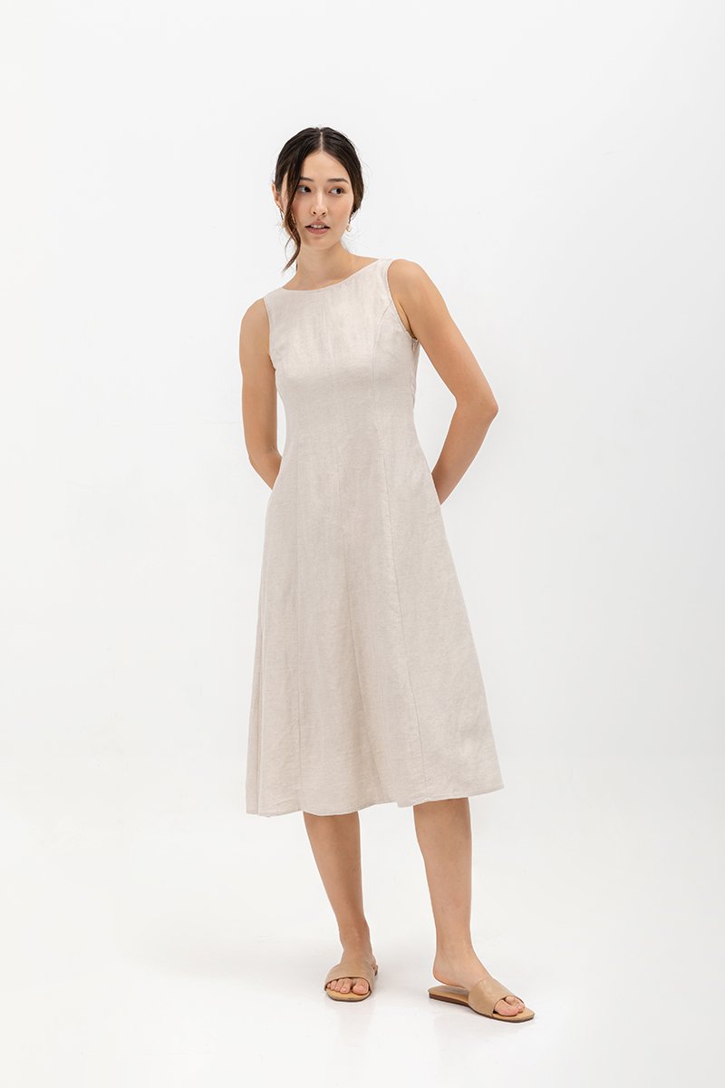 ALDINA SCOOP BACK DRESS
