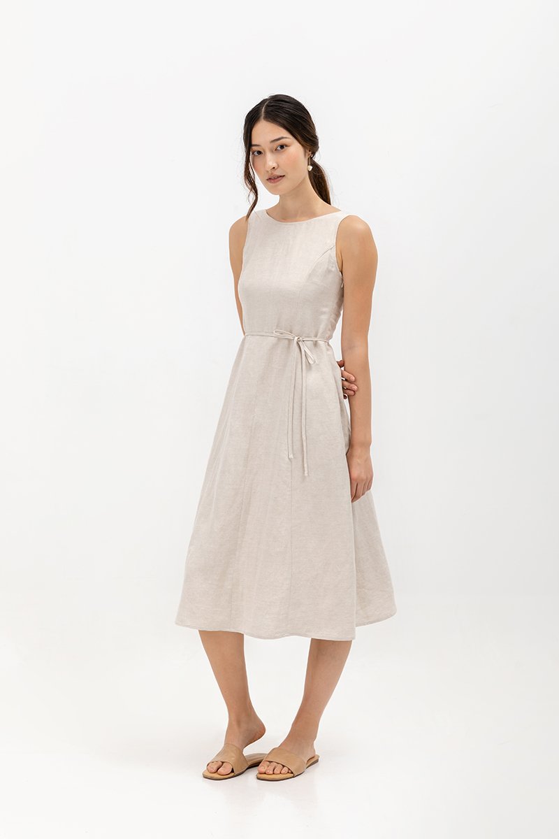 ALDINA SCOOP BACK DRESS