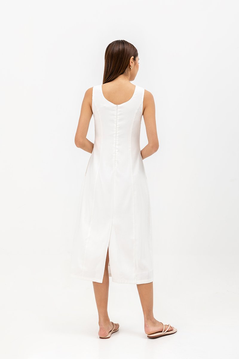 KINORA PANELLED MIDI DRESS