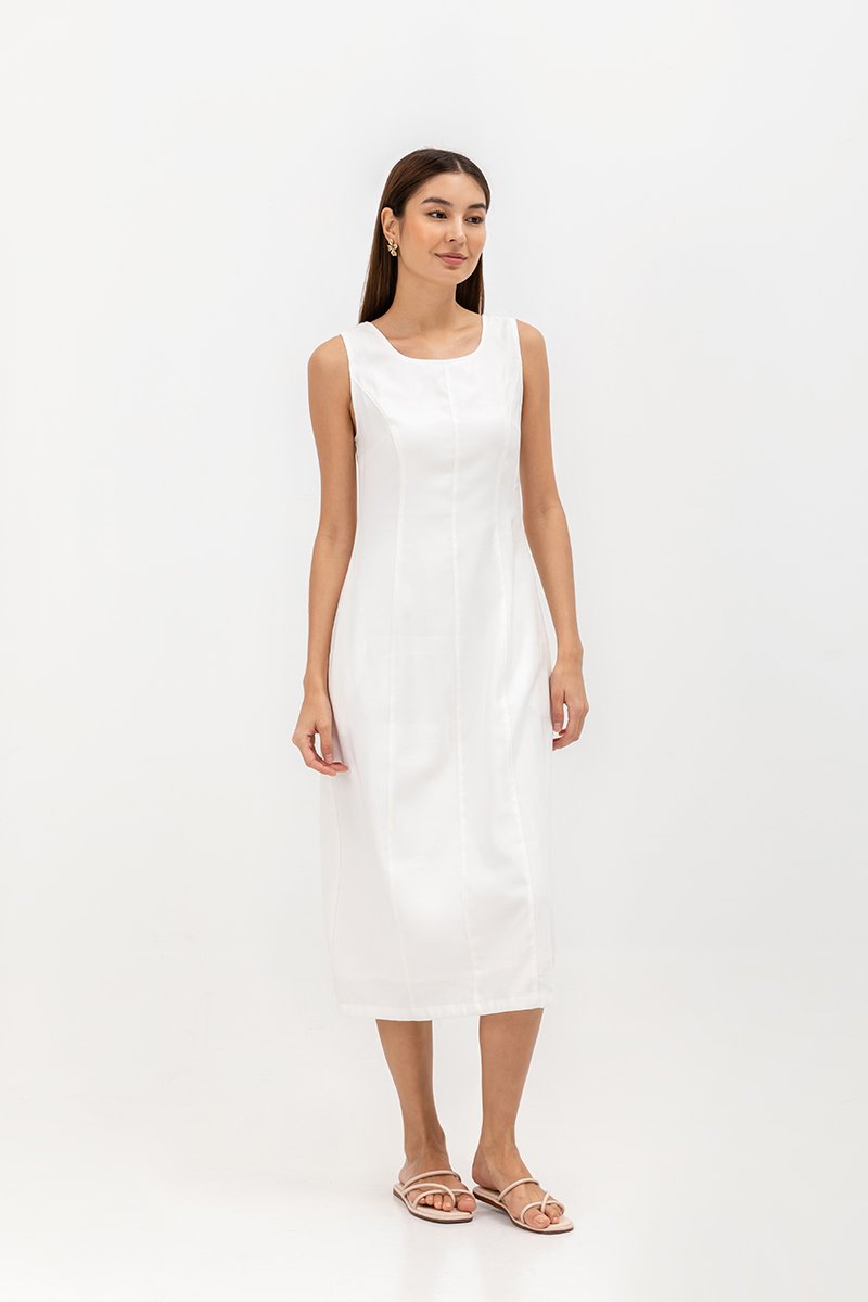 KINORA PANELLED MIDI DRESS