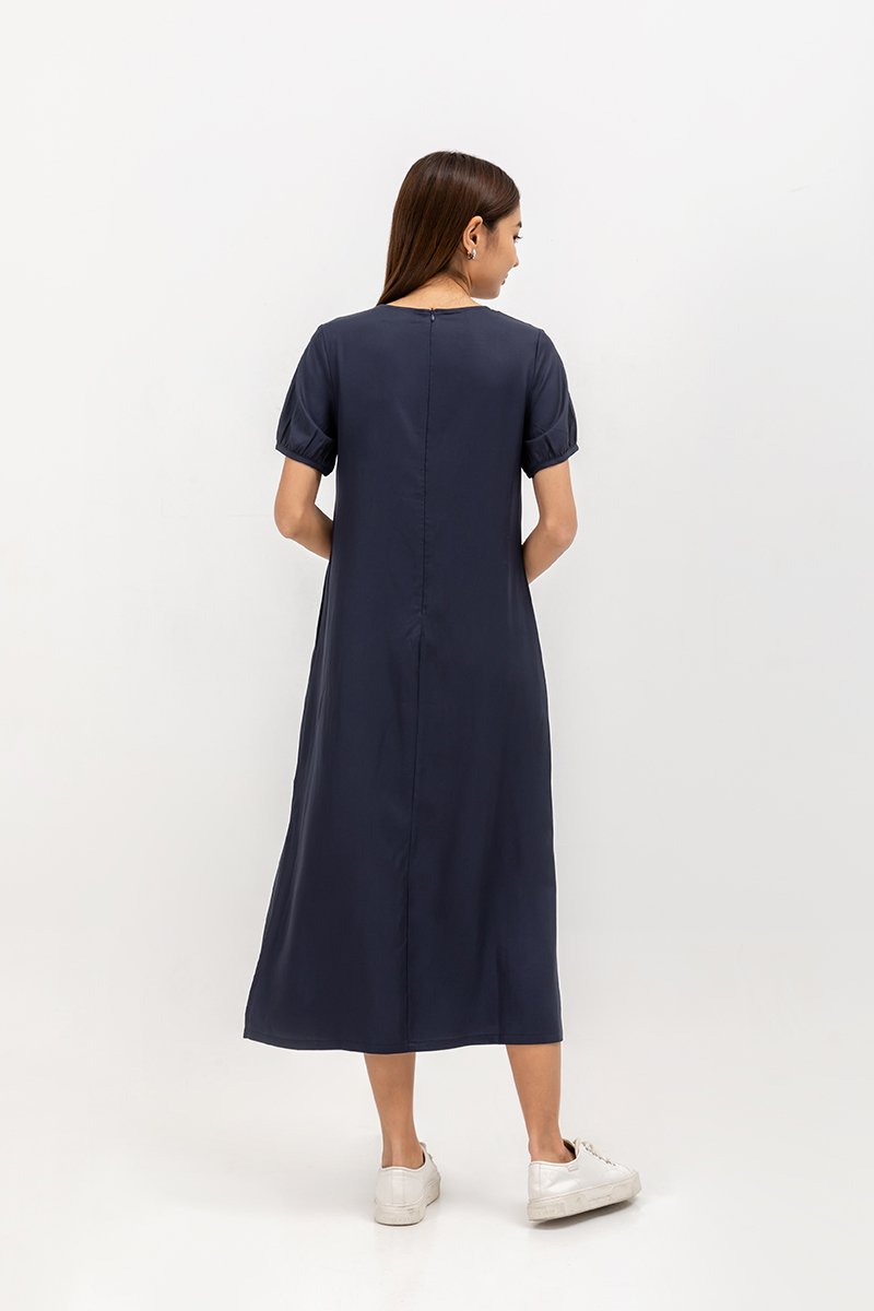 ELKE TENCEL MIDI DRESS ELKE TENCEL MIDI DRESS