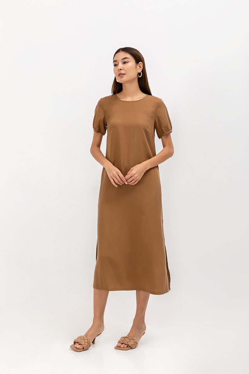 ELKE TENCEL MIDI DRESS ELKE TENCEL MIDI DRESS