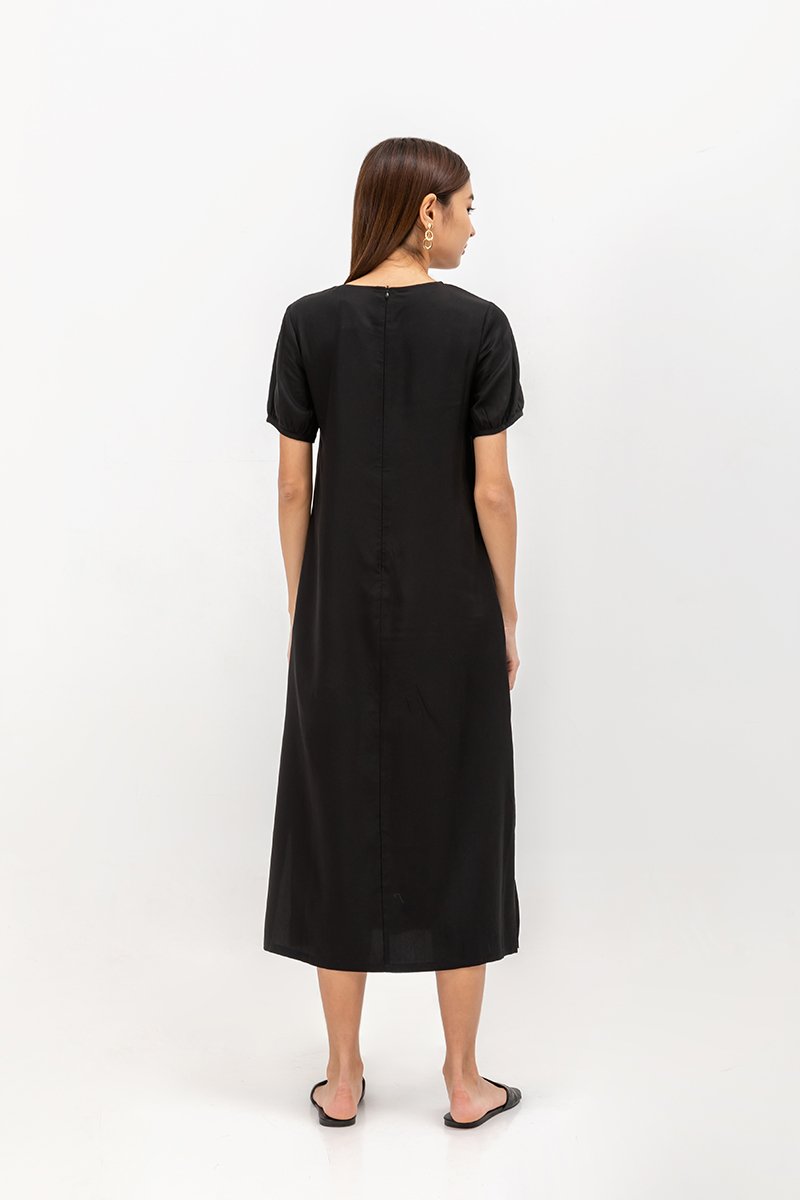 ELKE TENCEL MIDI DRESS ELKE TENCEL MIDI DRESS