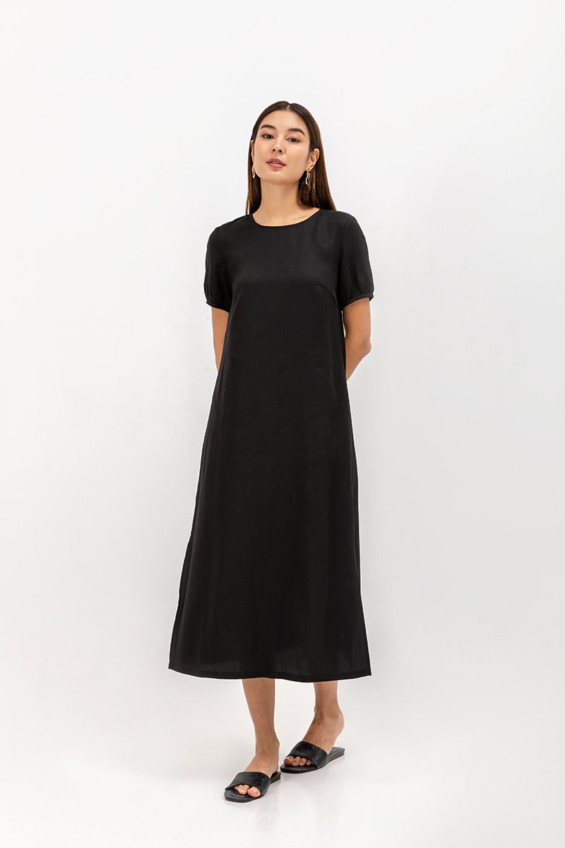 ELKE TENCEL MIDI DRESS ELKE TENCEL MIDI DRESS