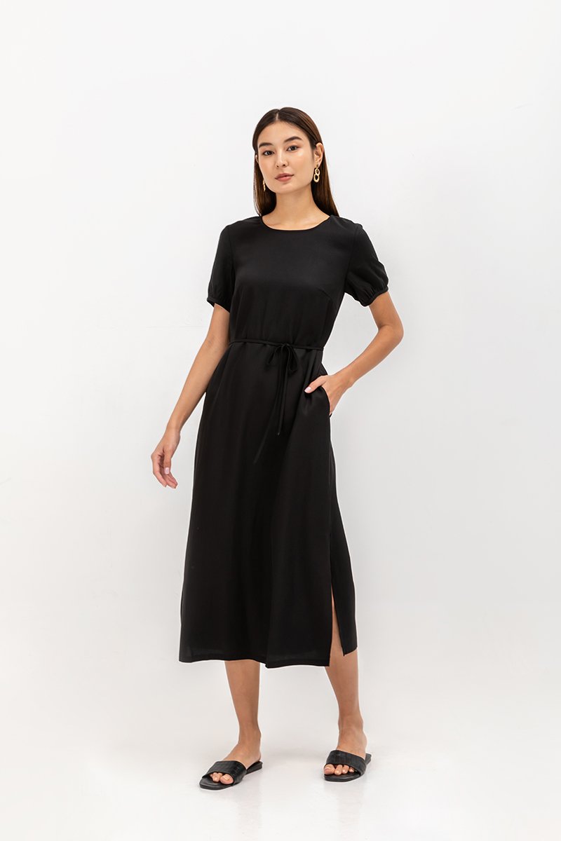 ELKE TENCEL MIDI DRESS ELKE TENCEL MIDI DRESS