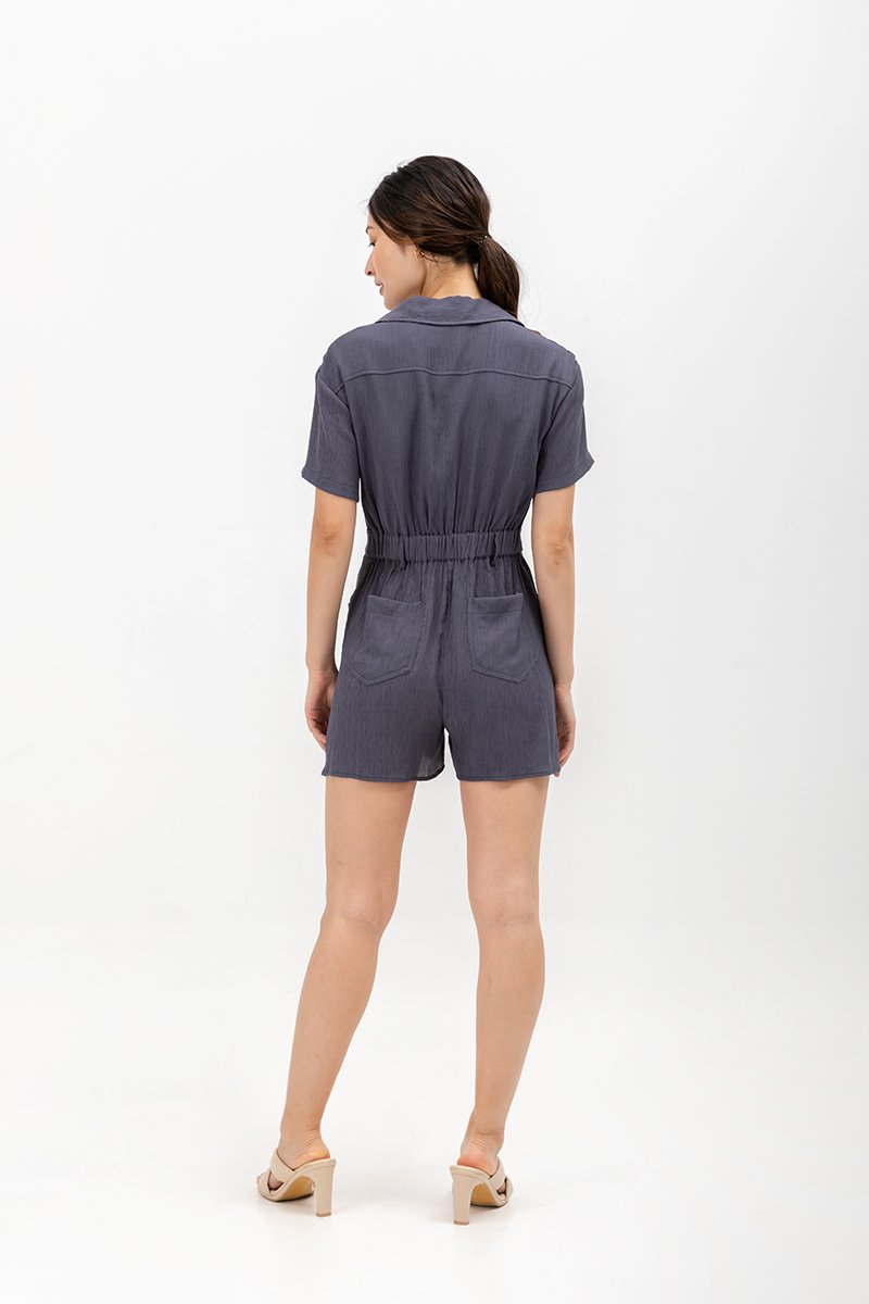 NEENA BUTTONDOWN SHIRT ROMPER