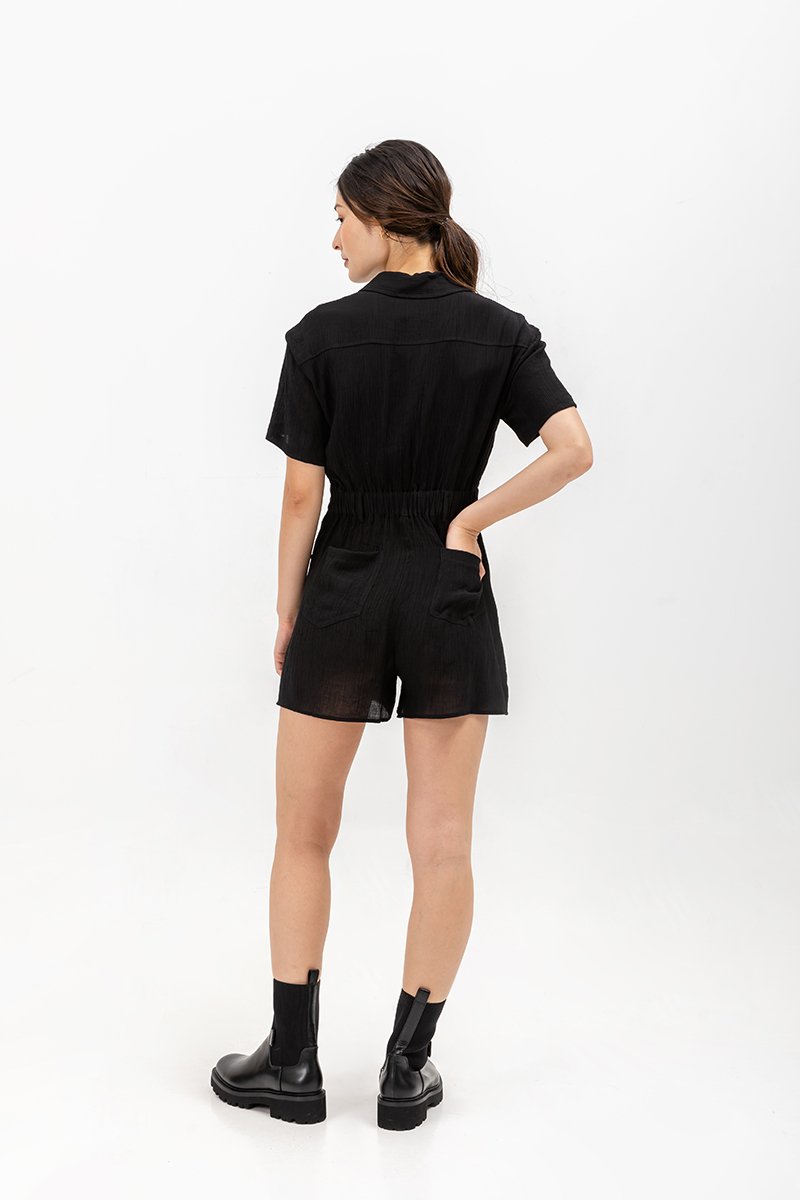NEENA BUTTONDOWN SHIRT ROMPER