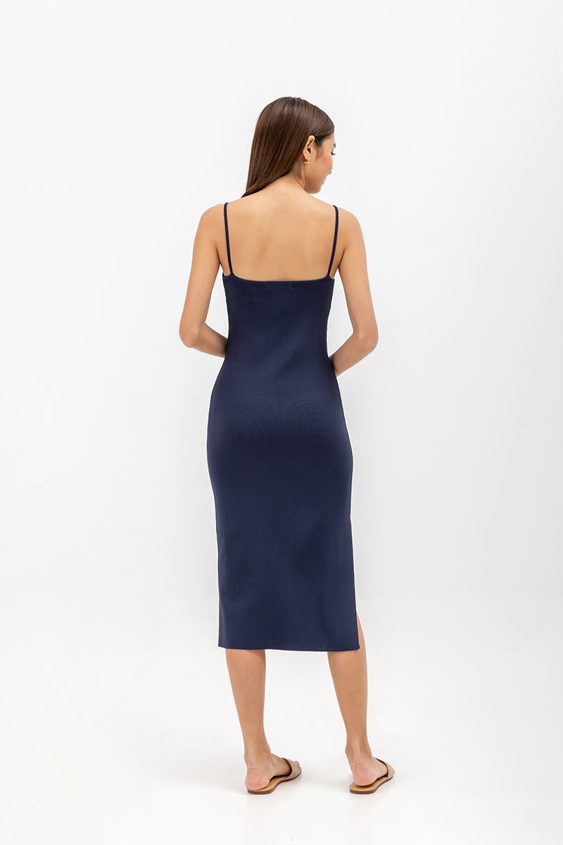 MEENA LOW BACK KNIT DRESS