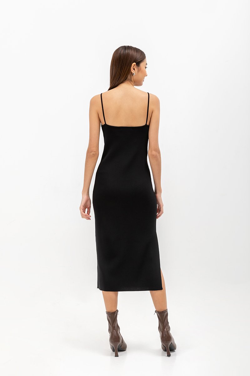 MEENA LOW BACK KNIT DRESS