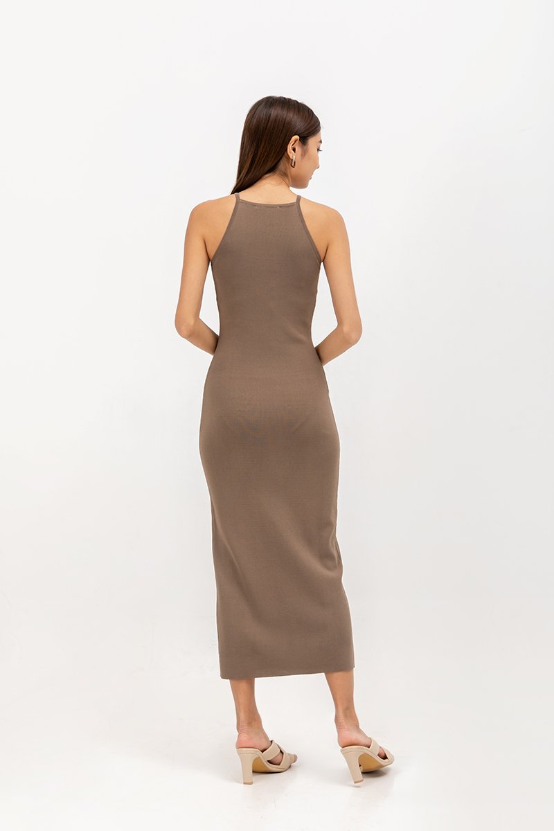 MINDI CUT IN KNIT DRESS