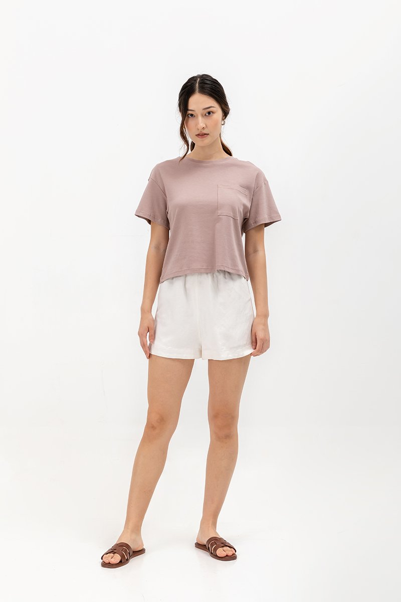 LIVIA PATCH POCKET T-SHIRT