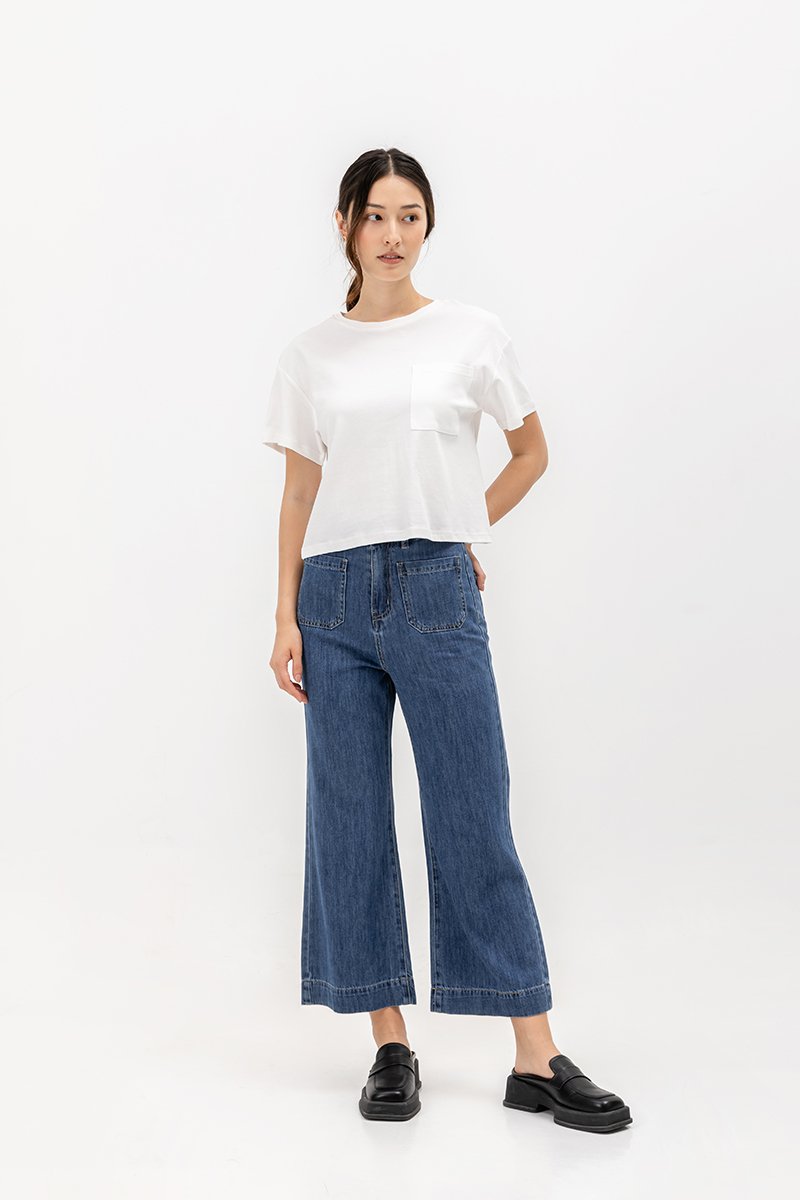 LIVIA PATCH POCKET T-SHIRT