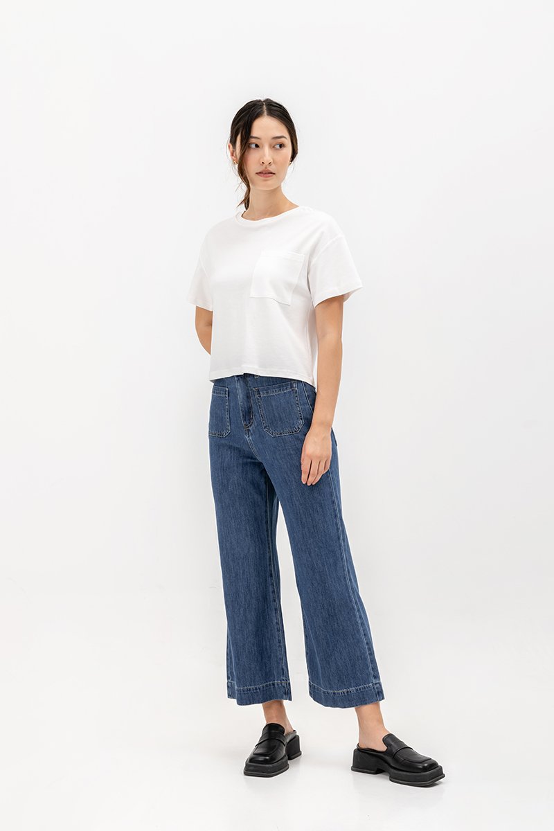 LIVIA PATCH POCKET T-SHIRT