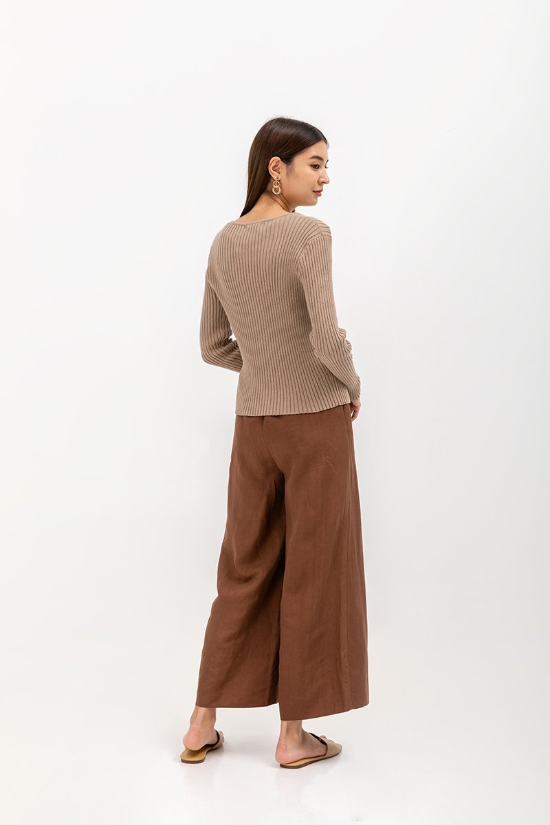 VIKI RIBBON TIE CARDIGAN