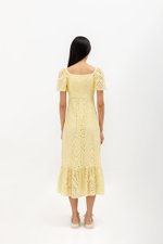 KEILANA FLUTTER SLEEVE EYELET DRESS KEILANA FLUTTER SLEEVE EYELET DRESS