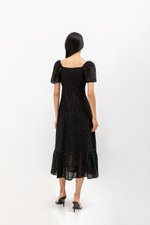 KEILANA FLUTTER SLEEVE EYELET DRESS KEILANA FLUTTER SLEEVE EYELET DRESS