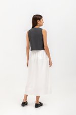 SASKIA CONTRAST BUTTON VEST