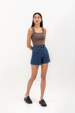 DANILA SQUARENECK KNIT TOP