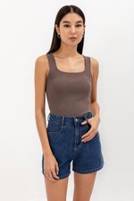DANILA SQUARENECK KNIT TOP