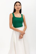 DANILA SQUARENECK KNIT TOP