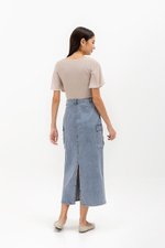 ETHAN DENIM CARGO SKIRT ETHAN DENIM CARGO SKIRT