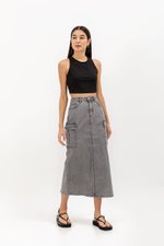 ETHAN DENIM CARGO SKIRT ETHAN DENIM CARGO SKIRT