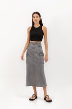 ETHAN DENIM CARGO SKIRT ETHAN DENIM CARGO SKIRT